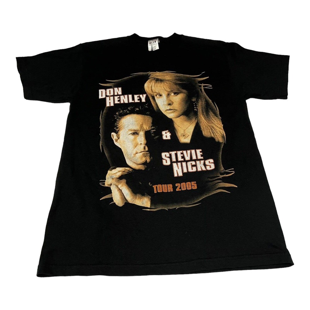 Rare Year Vintage VTG Stevie Nicks Don Henley 2005 Tour Concert Shirt Size M